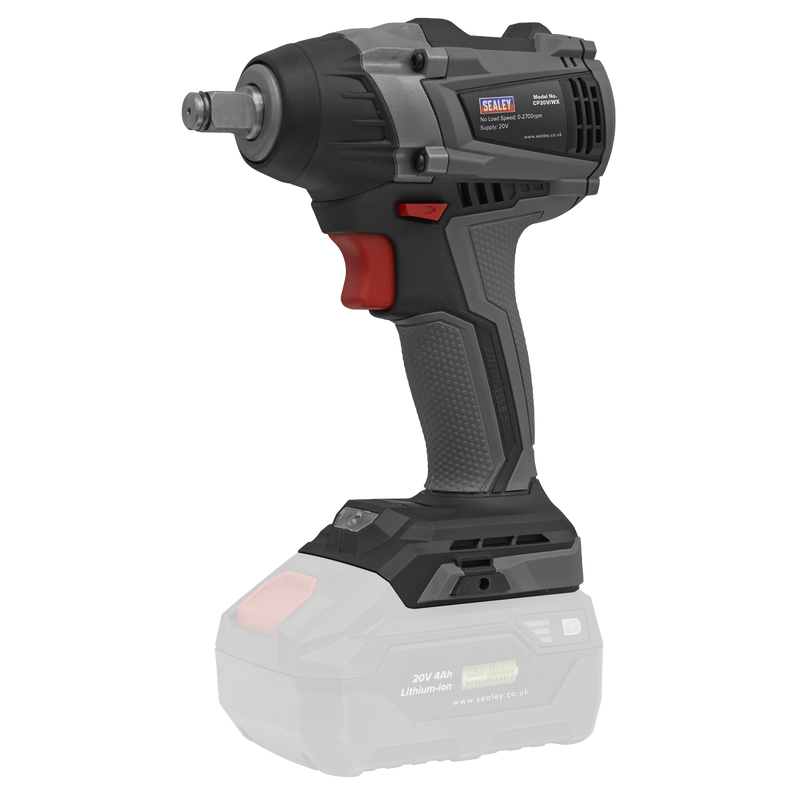 Premier Brushless Impact Wrench 20V SV20 Series 1/2 InchSq Drive 300Nm - Body Only