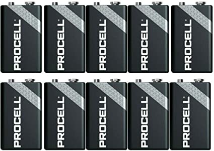 Procell 9V Batteries, 10 Pack
