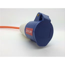 2.5mm 16A Orange Mains Hook Up Extension Cable - 25m
