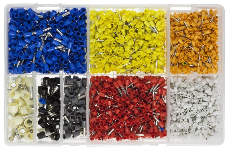 Assorted Cord End Terminal Kit (German Colours)