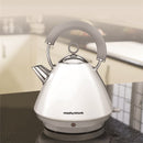 Accents 1.5 Litre Pyramid Kettle, White