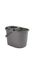 15L Deluxe Mop Bucket, Silver