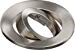 Evolve Fire Rated Twist & Lock Downlight Tilt Trim Bezel - Brushed Chrome