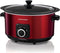 Sear and Stew 6.5L Slow Cooker, Red