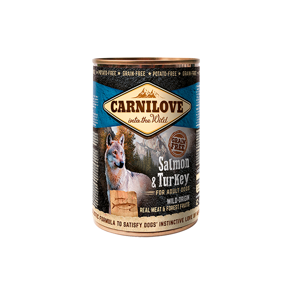 Carnilove Adult Dog Tin 400g - Salmon & Turkey