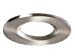 Traditional IP65 Round Fire Rated Bezels for FireKnight - Brushed Chrome