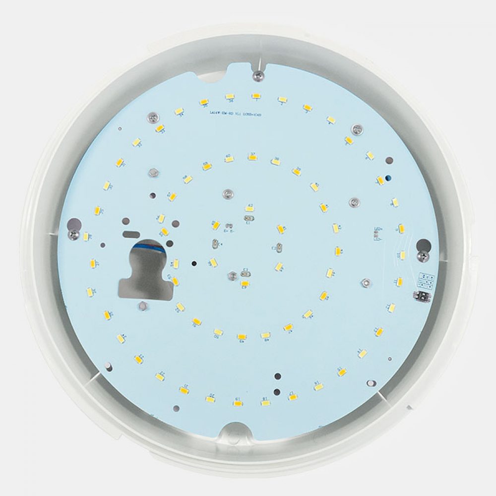 Colour Selectable LED Wall/Ceiling Light - Polished Chrome