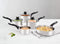 5 Piece Pan Set - Stainless Steel