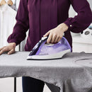 2400W Crystal Clear Steam Iron, Amethyst