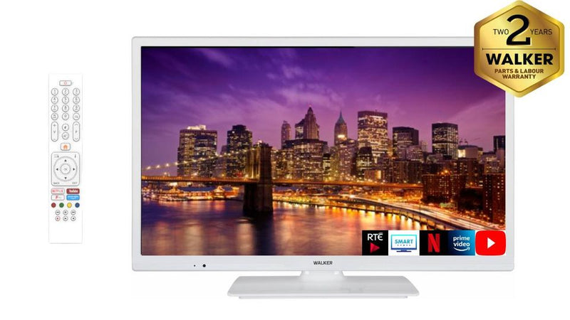 32 Inch Smart 720P LED HDTV - White