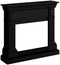 Magna Fireplace Frame, Deep Black