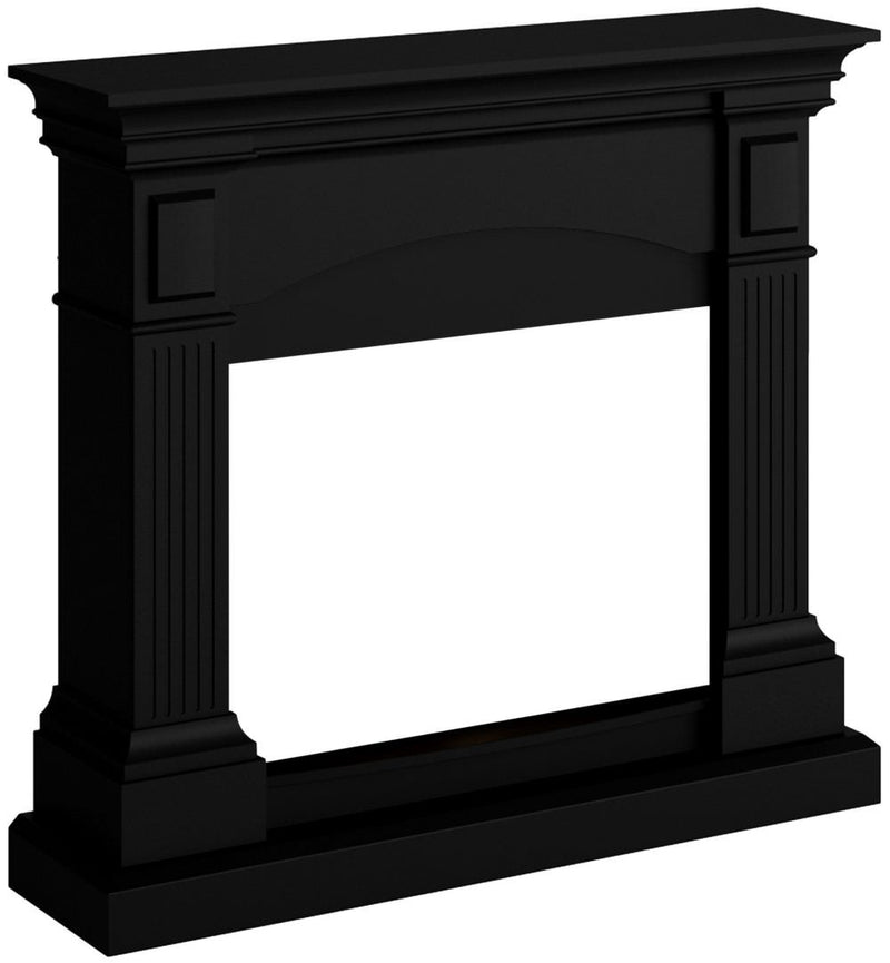 Magna Fireplace Frame, Deep Black