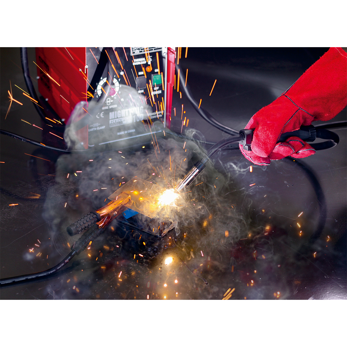 100A 230V No-Gas Mig Welder