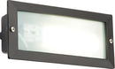 IP44 9W PL Low Energy Black Bricklight