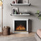 Hagen Electric Fireplace, Pure White, EU Plug