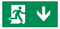 Emergency Lighting Legend Set (Pack of 2) - Down Arrow