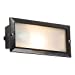 IP44 E27 Aluminium Brick Light With Extra Louvred Cover