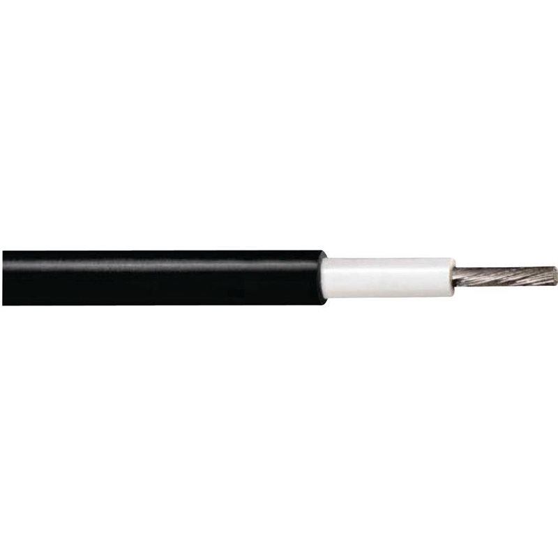4mm Black Single Core TUV PV1-F Solar Photovoltaic PV Cable - 5m