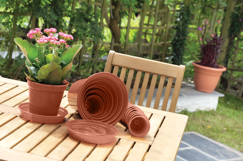 25 CM / 10 Inch Garden Pot, Terracotta