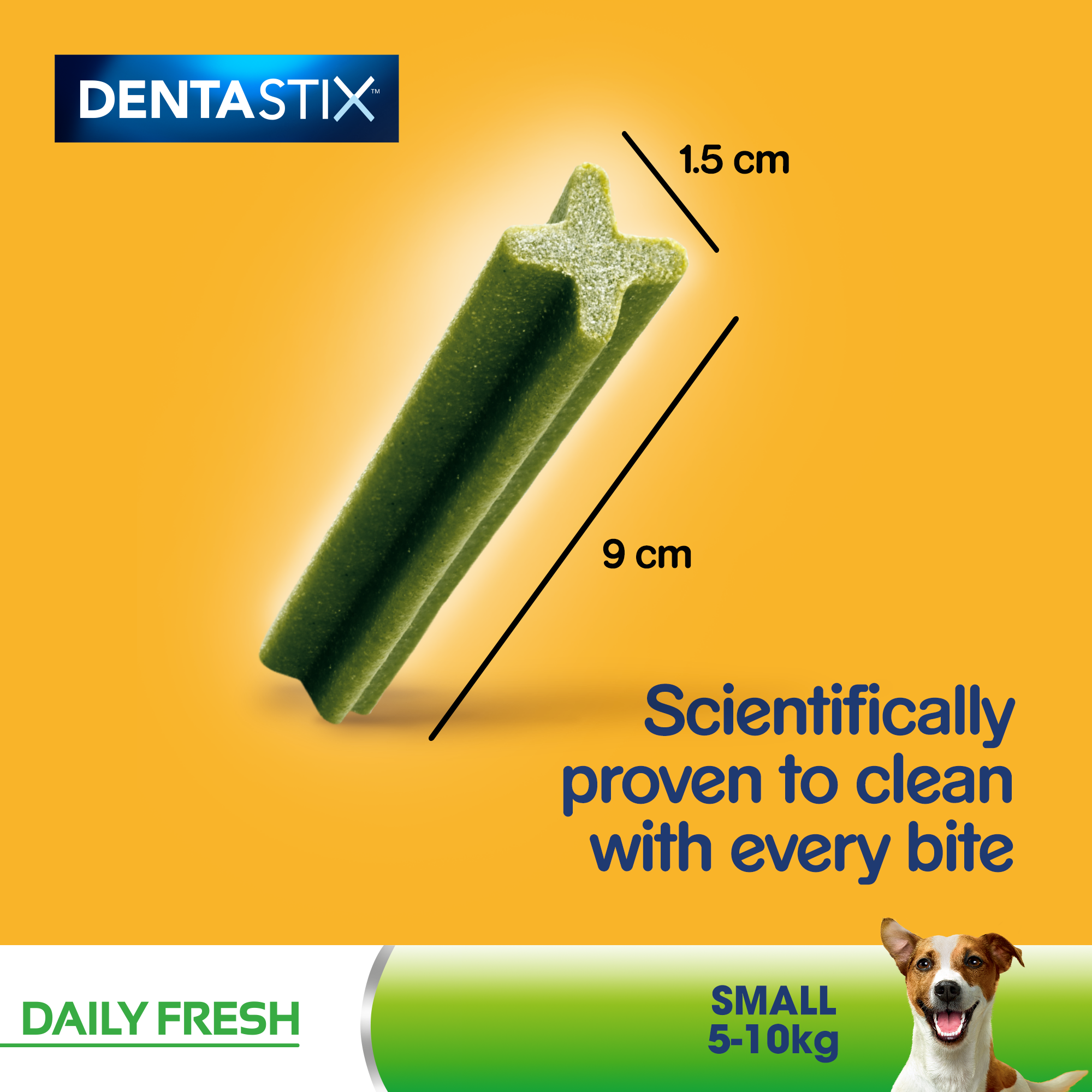 Dentastix Fresh Daily Dental Chews Small Dog 35 Sticks x 4 Pack