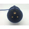 16A 230V Blue Arctic Male to Female Electric Mains Hook Up Extension Cable Lead - 5m