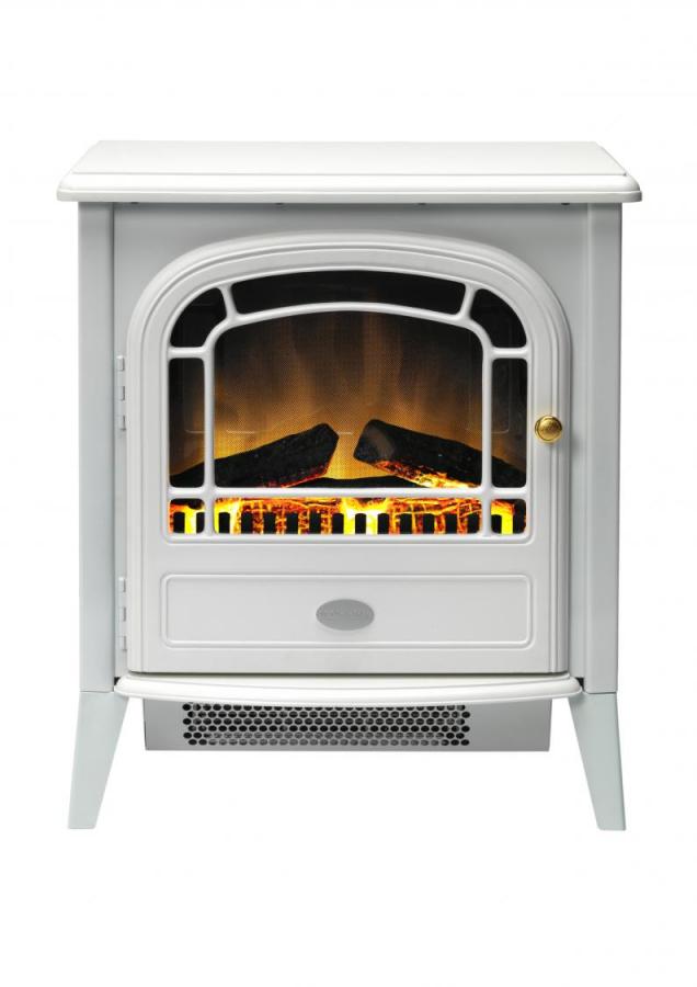 Chourchevel Optiflame Electric Stove - Matt White