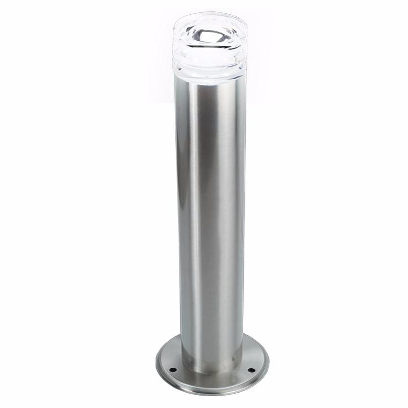 1.2W IP44 LED Illuminated 500mm Stainless Steel Bollard