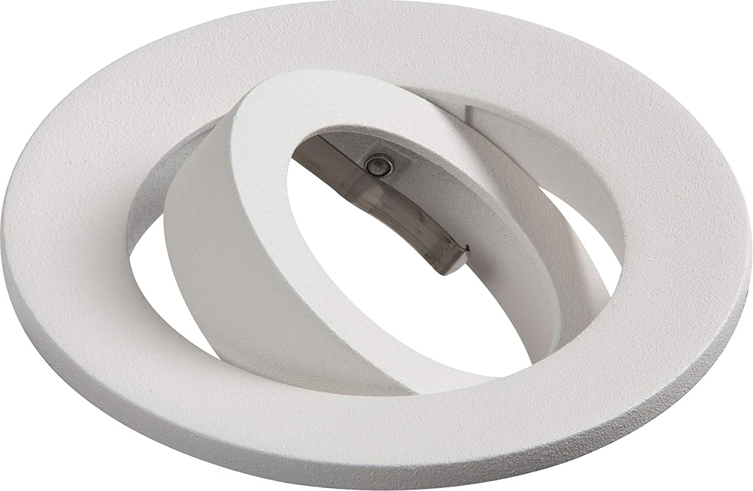 Evolve Fire Rated Twist & Lock Downlight Tilt Trim Bezel - Matt White