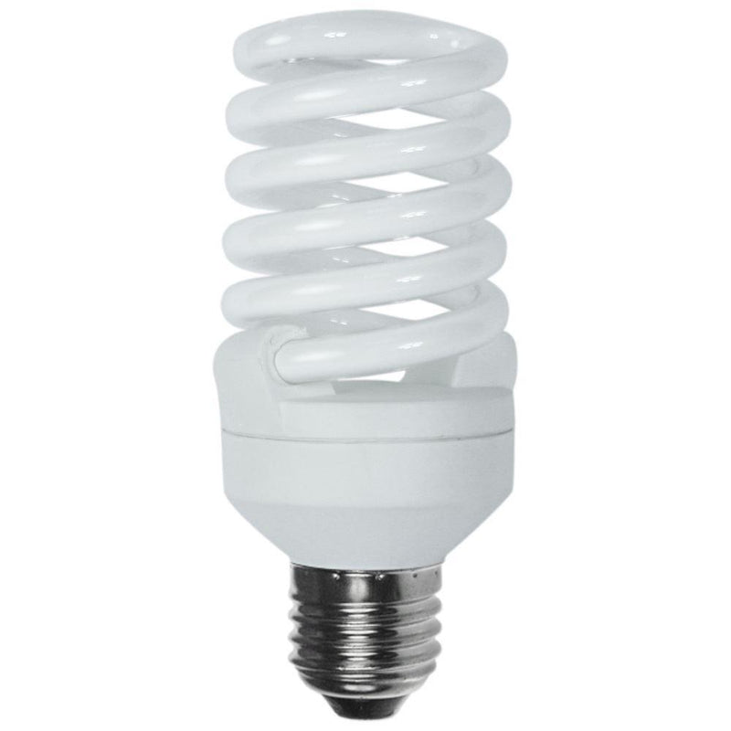 23W CFL Edison Screw Opal T2 Spiral Bulb
