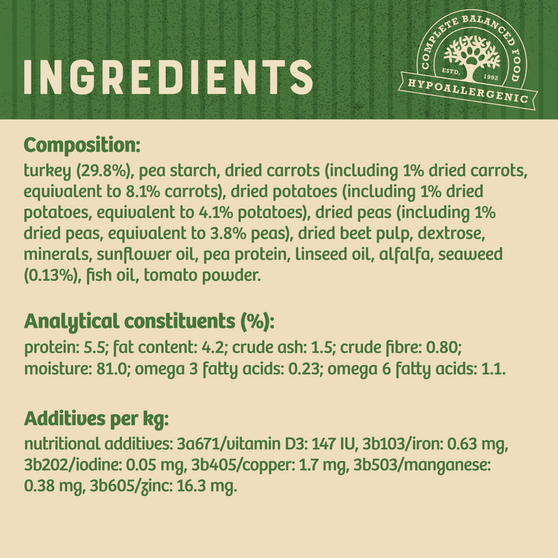Adult Turkey in Gravy Pouch 10 x 150g