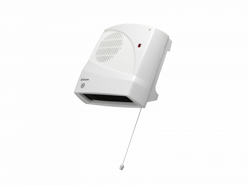 FX20V 2kW Electric Wall Mounted Downflow Fan Heater With Pull Cord & Thermostat