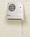 FX20V 2kW Electric Wall Mounted Downflow Fan Heater With Pull Cord & Thermostat
