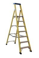 6 Step Plus Platform Fibre Glass Step Ladder