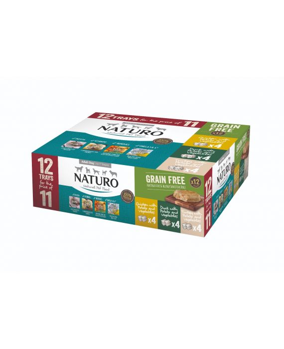 Adult Dog Grain Free 400g x 12 Pack Variety Tray