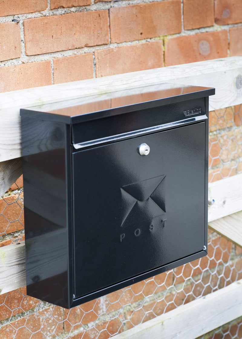 Elegance Post Box - Black