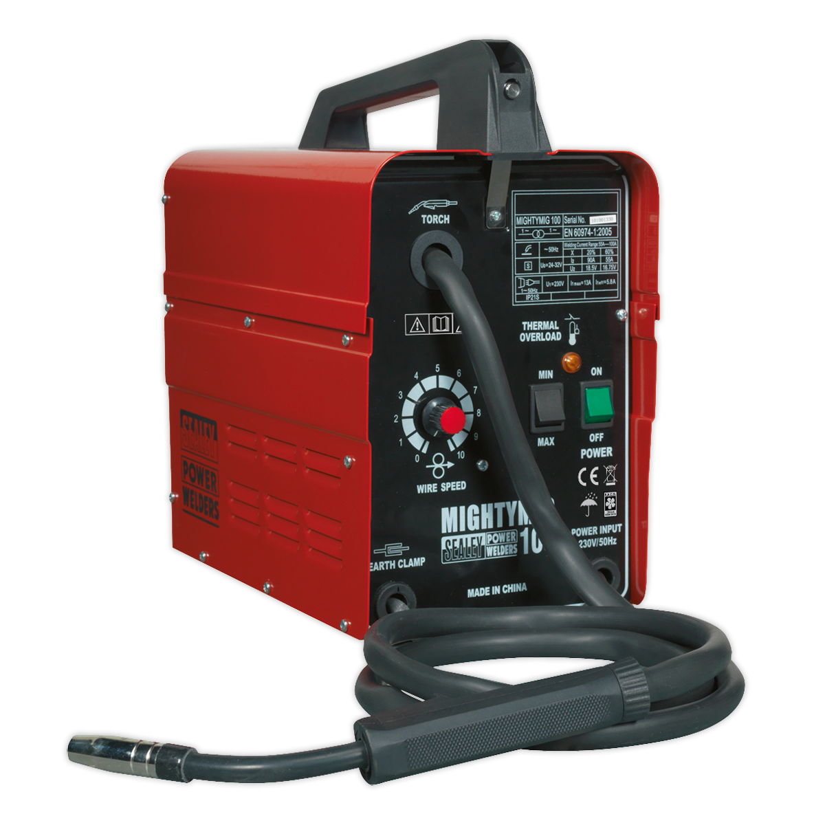 100A 230V No-Gas Mig Welder