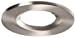Traditional IP65 Round Fire Rated Bezels for FireKnight - Brushed Chrome