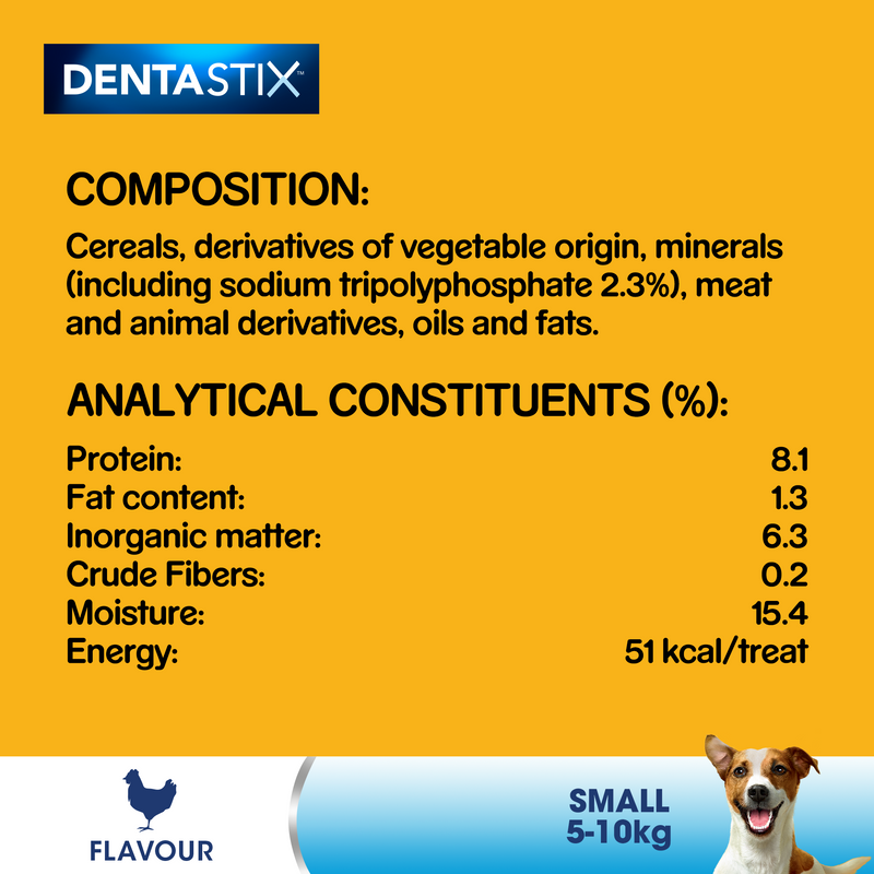 DentaStix Daily Dental Chews Small Dog 28 Sticks