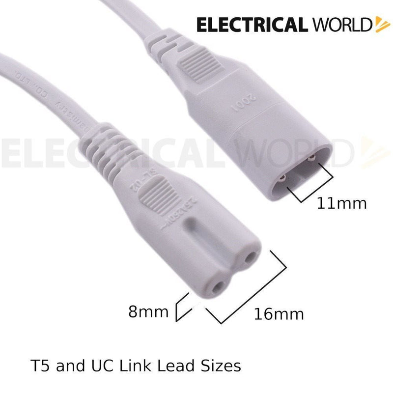 T5 G5 13W Under Cabinet Linkable Fluorescent Fitting With Diffuser