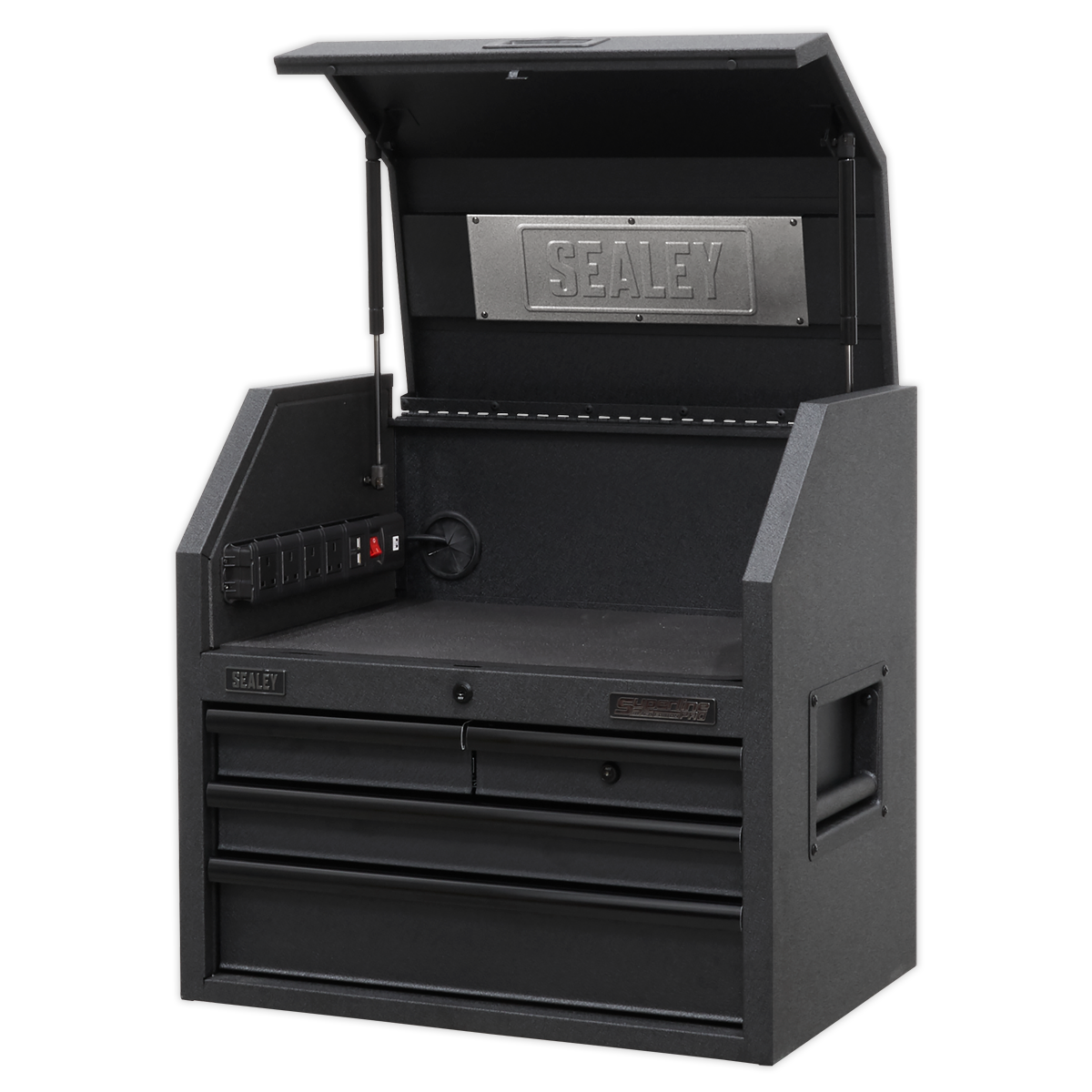 Superline Pro Topchest 4 Drawer 660mm with Soft Close Drawers & Power Strip