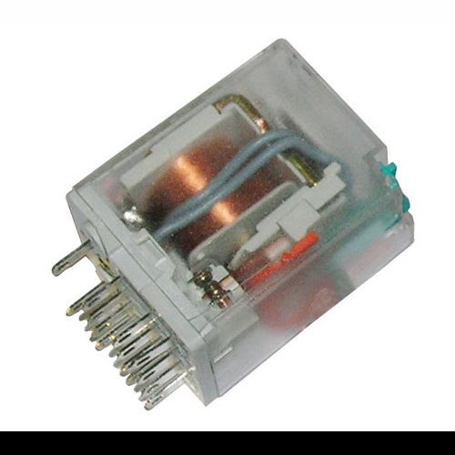 Plug-in 4 Pole 14 Pin 230V AC Industrial Square Terminal Relay