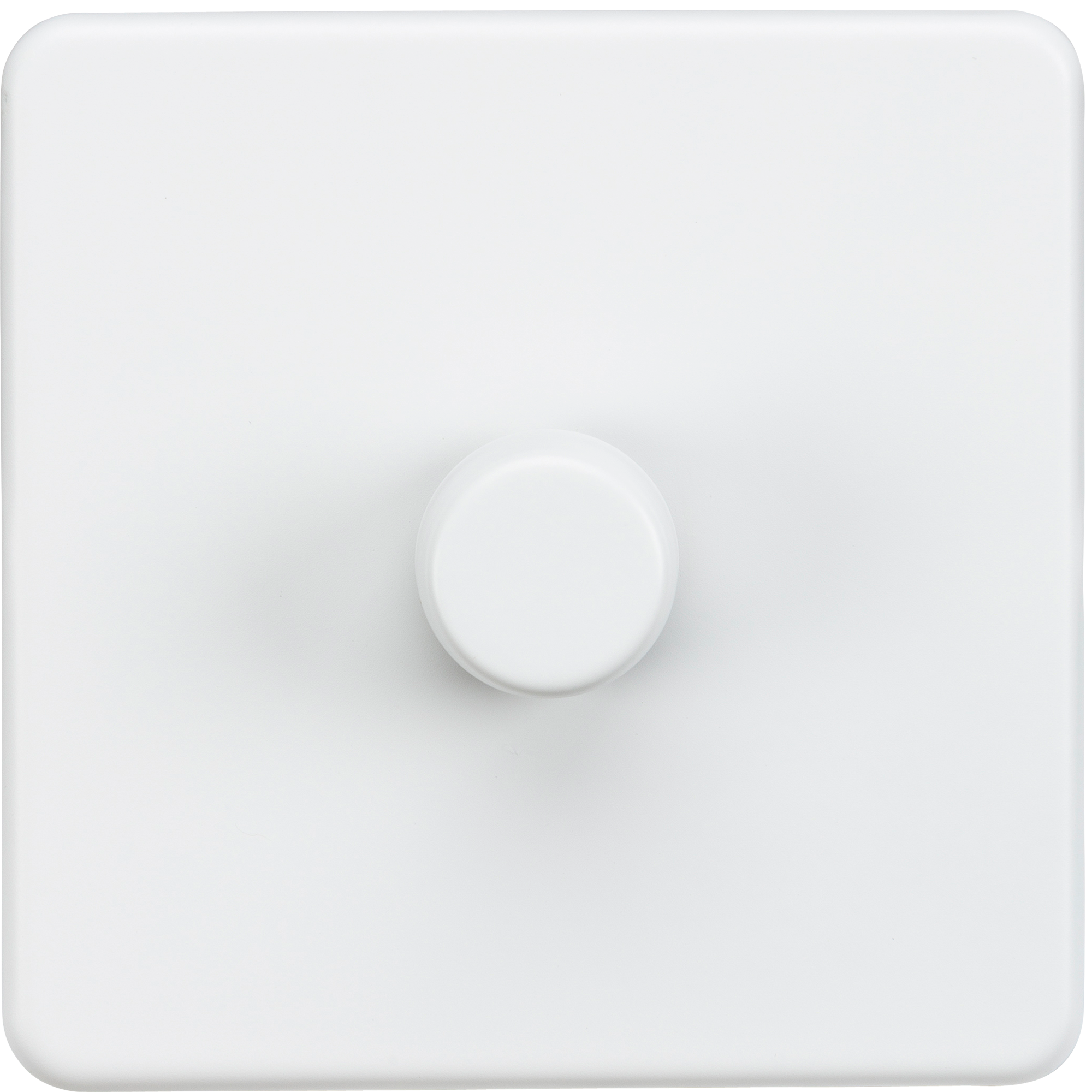 Screwless 1G 2-way 10-200W (5-150W LED) trailing edge dimmer - Matt White