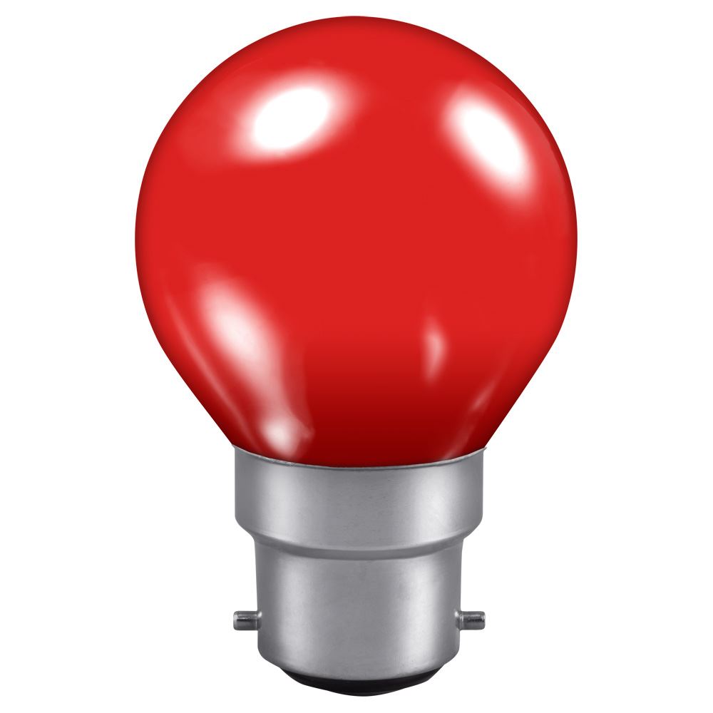 Crompton Colourglazed Round 15W Red BC-B22d