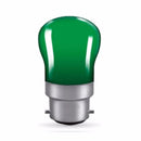 15W Small Bayonet Cap Pygmy Sign Bulb - Green