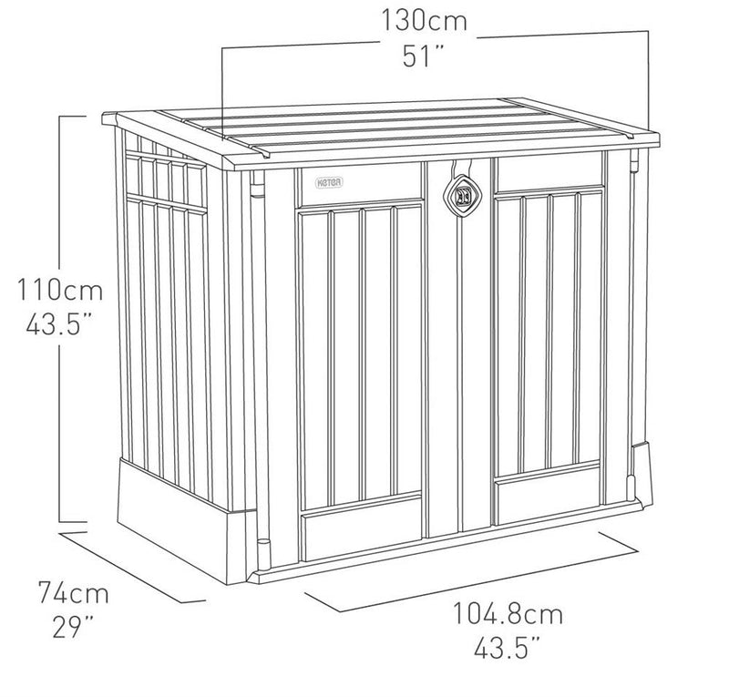 Store It Out Midi Shed