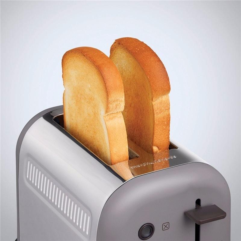 Accents 2 Slice Toaster, Pebble Grey