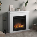 Frode Fireplace Frame, Pure White