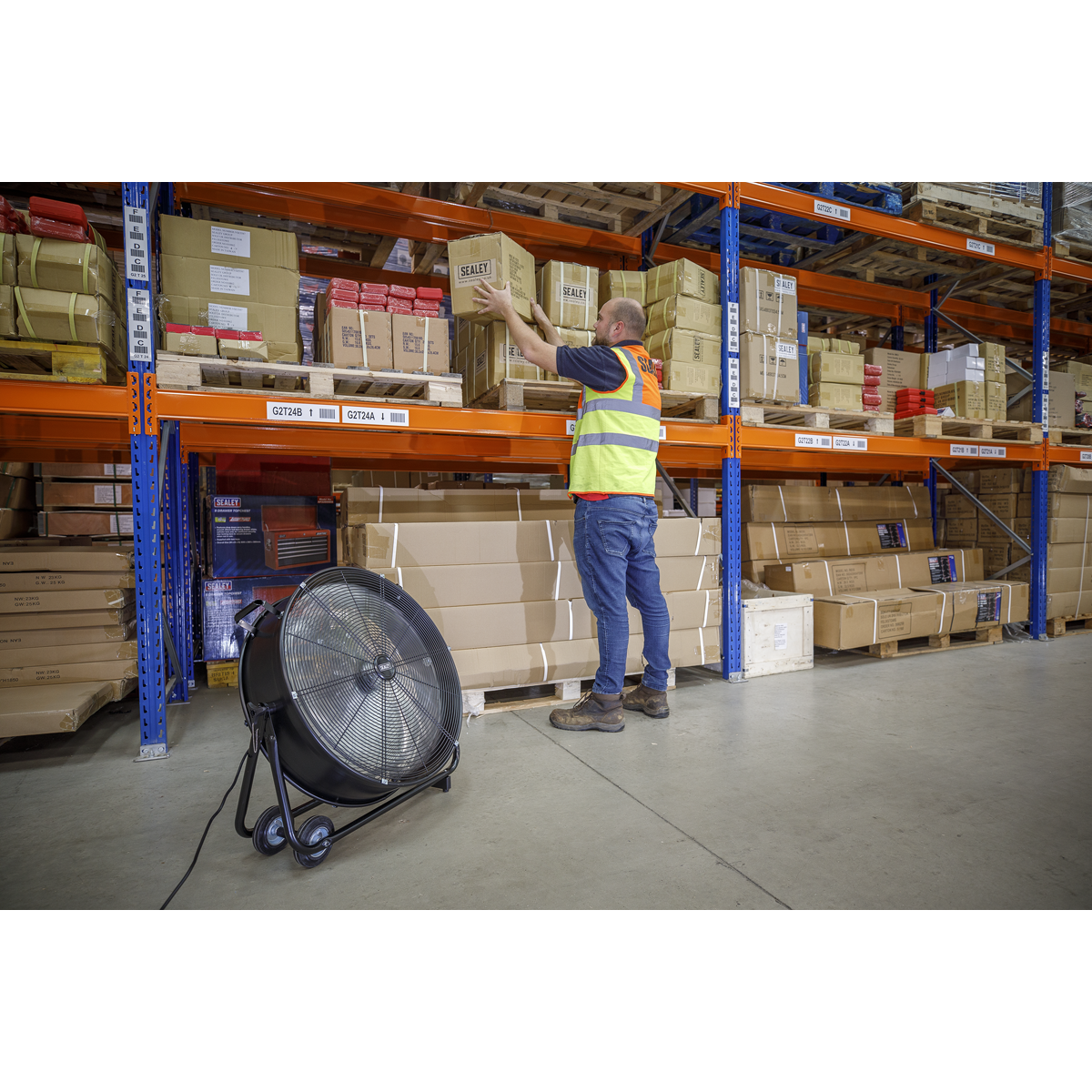 24" Industrial High Velocity Drum Fan