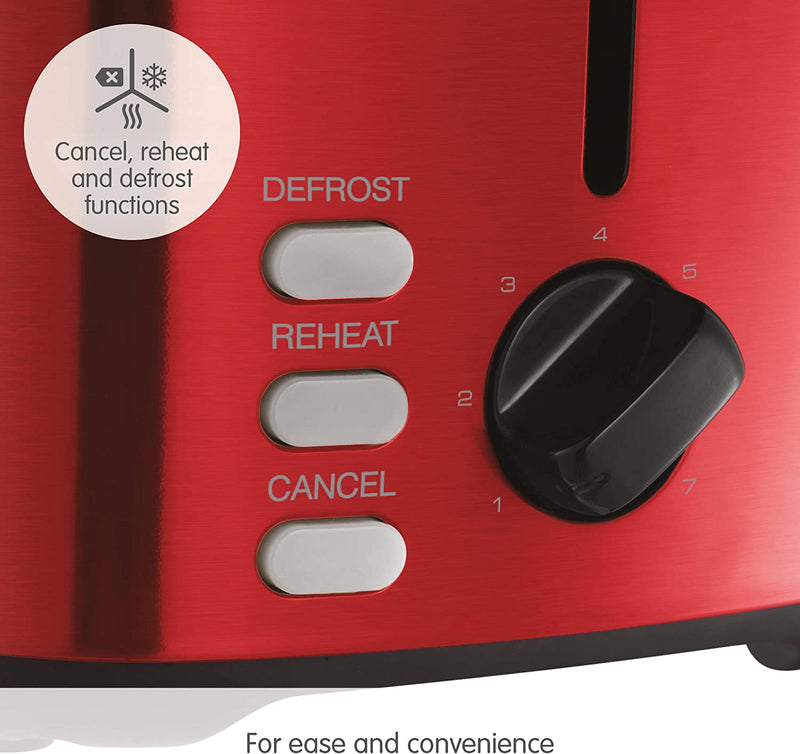 Equip 2 Slice Toaster, Red