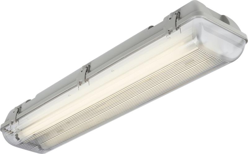 Single T8 70W IP65 240V Emergency Backup Non-Corrosive Lamp Fitting